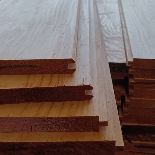 Madera machimbrada